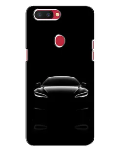Чехол для OPPO R11s с картинкой «Силуэт Tesla Night»