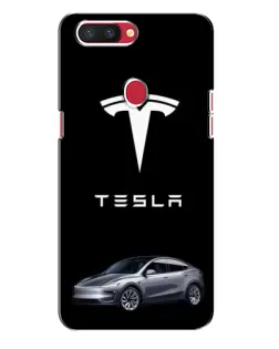 Чехол для OPPO R11s с картинкой «Tesla Model Y»