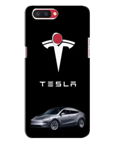 Чехол для OPPO R11s с картинкой «Tesla Model Y»
