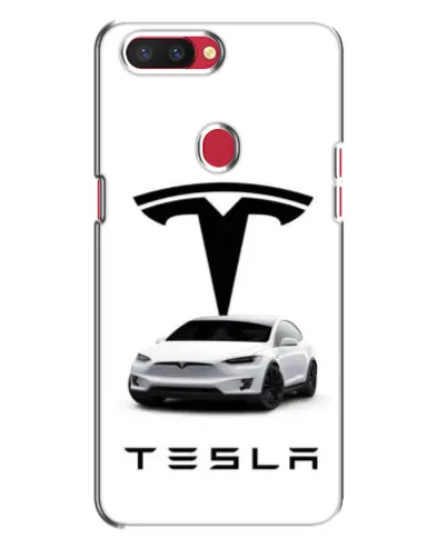 Чехол для OPPO R11s с картинкой «Tesla White Style»