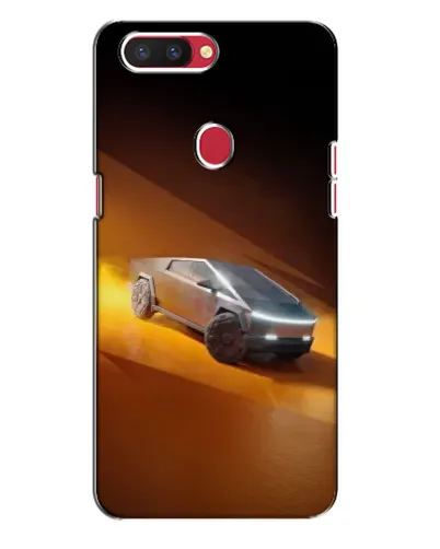 Чехол для OPPO R11s с картинкой «Cybertruck в пустыне»