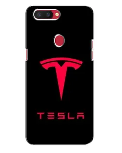 Чехол для OPPO R11s с картинкой «Tesla Red Logo»