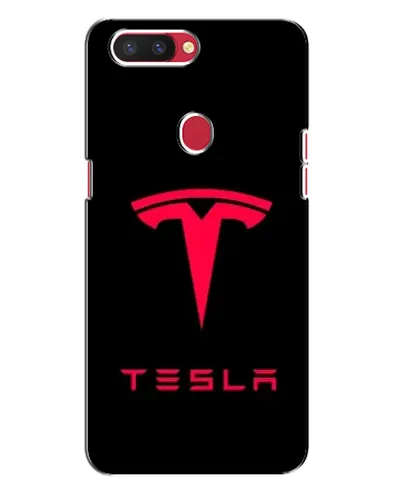 Чехол для OPPO R11s с картинкой «Tesla Red Logo»