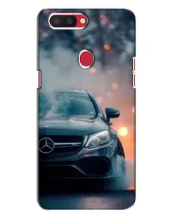 Чехол для OPPO R11s с картинкой «Mercedes — ночной город»
