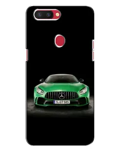 Чехол для OPPO R11s с картинкой «Mercedes — неоновый лого»