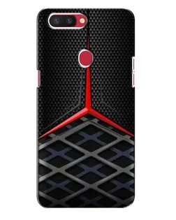 Чехол для OPPO R11s с картинкой «Mercedes Carbon Grid»