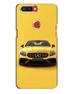 Чехол для OPPO R11s с картинкой «Желтый Mercedes GT»