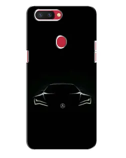 Чехол для OPPO R11s с картинкой «Mercedes — силуэт авто» Чехол для OPPO R11s с картинкой «Mercedes — силуэт авто»