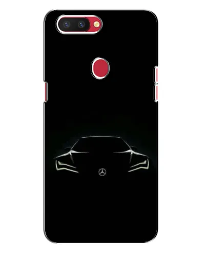 Чехол для OPPO R11s с картинкой «Mercedes — силуэт авто» Чехол для OPPO R11s с картинкой «Mercedes — силуэт авто»