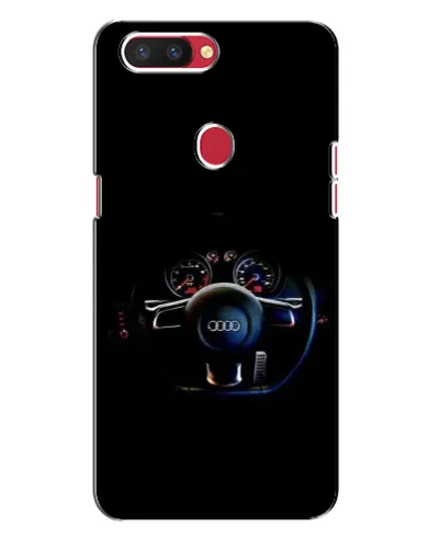 Чехол для OPPO R11s с картинкой «Салон Audi — руль»