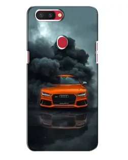 Чехол для OPPO R11s с картинкой «Audi в облаках дыма»