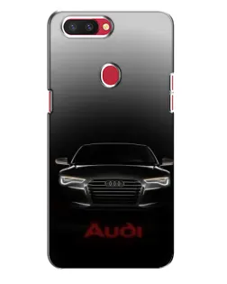 Чехол для OPPO R11s с картинкой «Audi — градиентный контур»