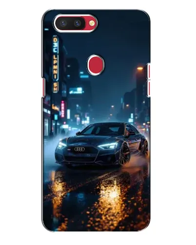 Чехол для OPPO R11s с картинкой «Ночной город и Audi»