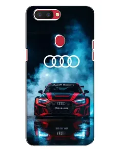 Чехол для OPPO R11s с картинкой «Audi Sport — неон»
