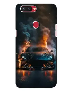 Чехол для OPPO R11s с картинкой «Lamborghini дымная эстетика»