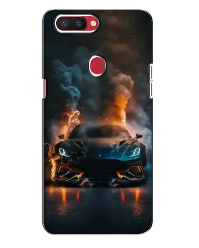 Чехол для OPPO R11s с картинкой «Lamborghini дымная эстетика»