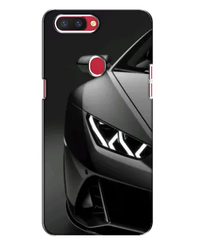 Чехол для OPPO R11s с картинкой «Lamborghini фары детализация»