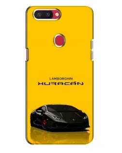 Чехол для OPPO R11s с картинкой «Lamborghini Huracan черный»