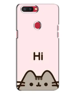 Чехол для OPPO R11s с картинкой «Пушин говорит Hi»