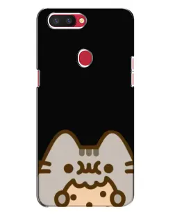 Чехол для OPPO R11s с картинкой «Пушин на черном»