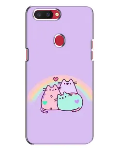Чехол для OPPO R11s с картинкой «Радужные Пушины»