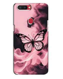 Чехол для OPPO R11s с картинкой «Бабочка в дыму»