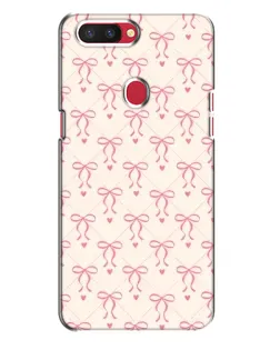 Чехол для OPPO R11s с картинкой «Розовые бантики Coquette»