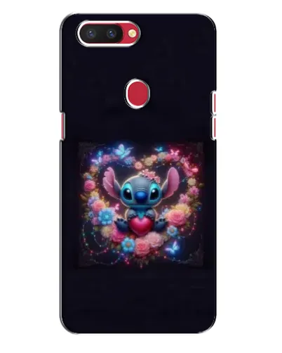 Чехол для OPPO R11s с картинкой «Stitch в цветах»