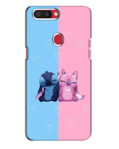 Чехол для OPPO R11s с картинкой «Stitch и Angel Love»