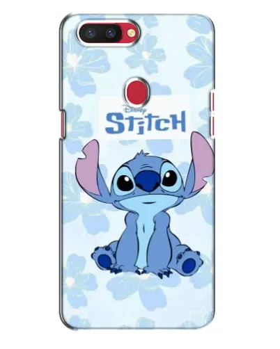 Чехол для OPPO R11s с картинкой «Stitch среди цветов»