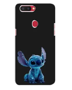 Чехол для OPPO R11s с картинкой «Стич на черном»