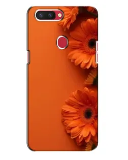 Чохол для OPPO R11s з картинкою «Помаранчеві гербери»