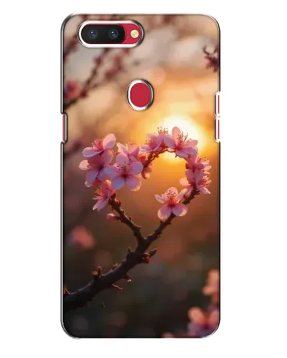 Чохол для OPPO R11s з картинкою «Рожевий цвіт сердечко на тлі заходу» Чохол для OPPO R11s з картинкою «Рожевий цвіт сердечко на тлі заходу»