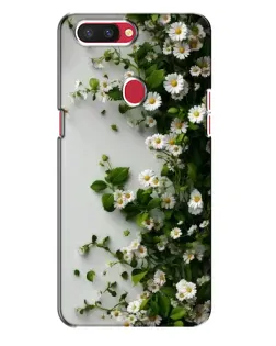 Чохол для OPPO R11s з картинкою «Гілка дрібних білих квітів»