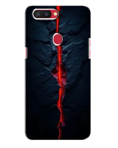 Чехол для OPPO R11s с картинкой «Kрасная лавовая трещина» Чехол для OPPO R11s с картинкой «Kрасная лавовая трещина»