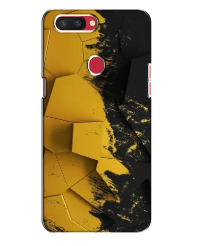 Чехол для OPPO R11s с картинкой «Золотые осколки геометрии» Чехол для OPPO R11s с картинкой «Золотые осколки геометрии»