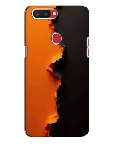 Чехол для OPPO R11s с картинкой «Оранжевый разлом» Чехол для OPPO R11s с картинкой «Оранжевый разлом»