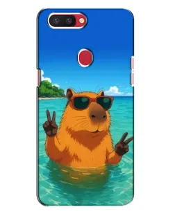 Чехол для OPPO R11s с картинкой «Морская капибара»