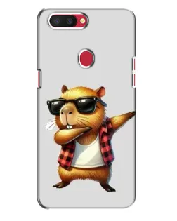 Чехол для OPPO R11s с картинкой «Капибара рэпер даб»