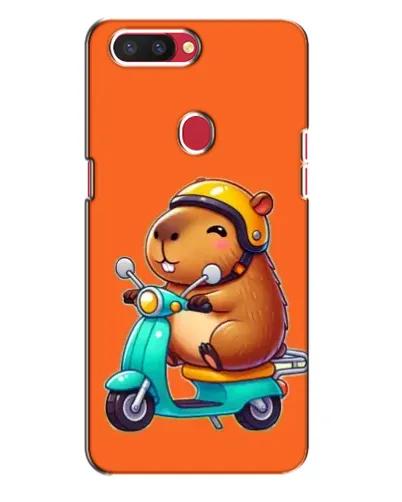 Чехол для OPPO R11s с картинкой «Капибара на скутере» Чехол для OPPO R11s с картинкой «Капибара на скутере»