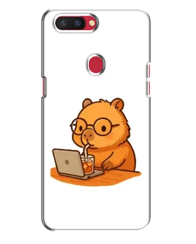 Чехол для OPPO R11s с картинкой «Капибара с ноутбуком» Чехол для OPPO R11s с картинкой «Капибара с ноутбуком»