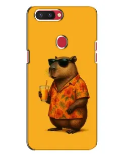 Чехол для OPPO R11s с картинкой «Капибара на отдыхе»