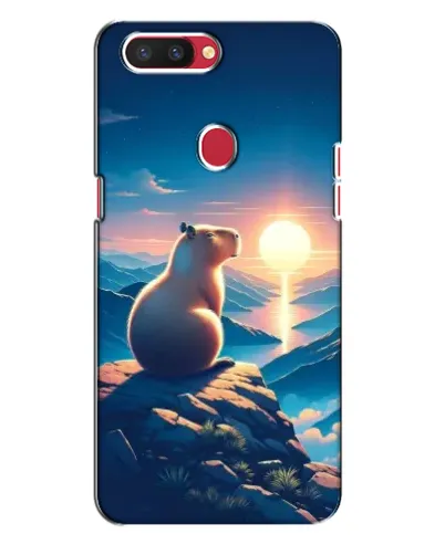 Чехол для OPPO R11s с картинкой «Закат солнца с капибарой» Чехол для OPPO R11s с картинкой «Закат солнца с капибарой»