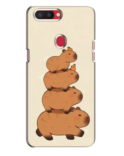 Чехол для OPPO R11s с картинкой «Башня из капибар» Чехол для OPPO R11s с картинкой «Башня из капибар»