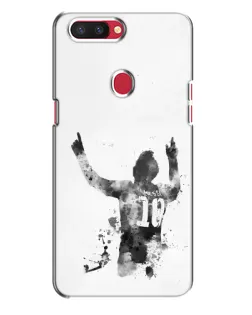 Чохол для OPPO R11s з картинкою «Чорно-білий силует Мессі» Чохол для OPPO R11s з картинкою «Чорно-білий силует Мессі»