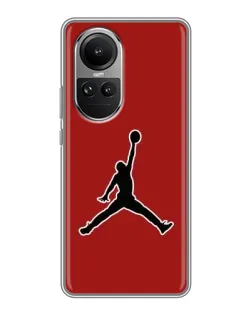 Чехол для OPPO Reno 10 Pro с картинкой «Jordan Red Back»
