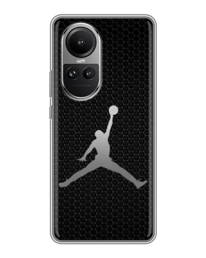 Чехол для OPPO Reno 10 Pro с картинкой «Jordan Dark Carbon»