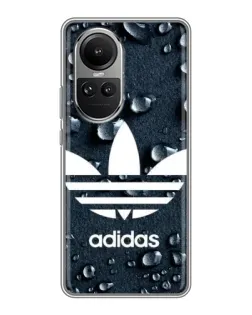 Чехол для OPPO Reno 10 Pro с картинкой «Adidas Trefoil Blue»