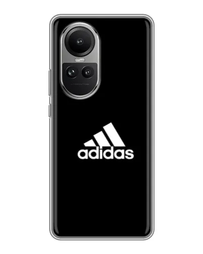 Чехол для OPPO Reno 10 Pro с картинкой «Черная классика Adidas» Чехол для OPPO Reno 10 Pro с картинкой «Черная классика Adidas»