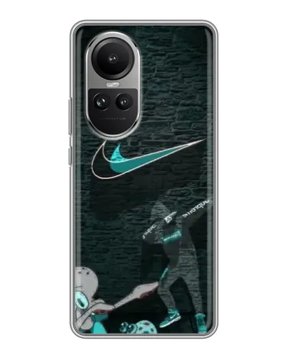 Чехол для OPPO Reno 10 Pro с картинкой «Спортивный арт Nike» Чехол для OPPO Reno 10 Pro с картинкой «Спортивный арт Nike»